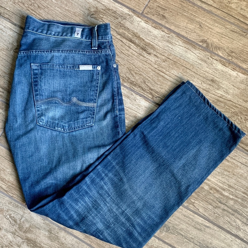 Men's 7 For All Mankind Jean size 36 Excellent Condition - Picture 2 of 8